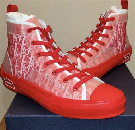 christian dior red shoes